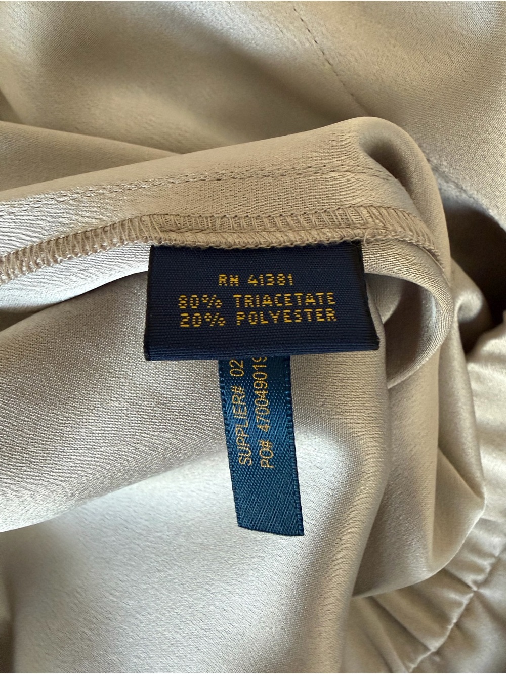 Polo Ralph Lauren Relaxed Satin in Light Grey Pants Jogger Size L - Picture 9 of 14
